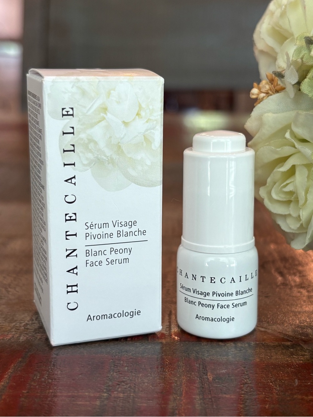 New CHANTECAILLE Aromacologie BLANC PEONY FACE SERUM Mini!